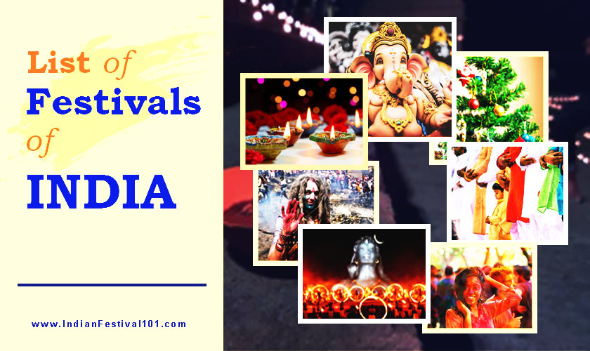 List of Indian Festivals