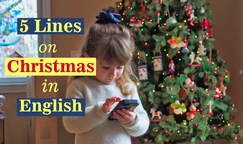 5 Lines on Christmas
