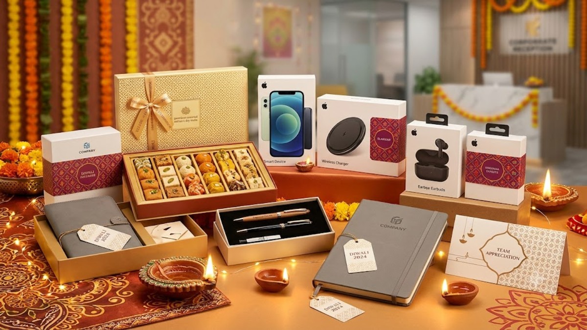 Diwali gift ideas for employees with corporate gift boxes
