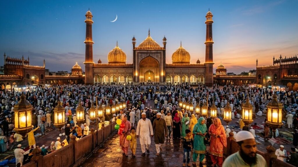 Eid Celebration at Jama Masjid, Delhi