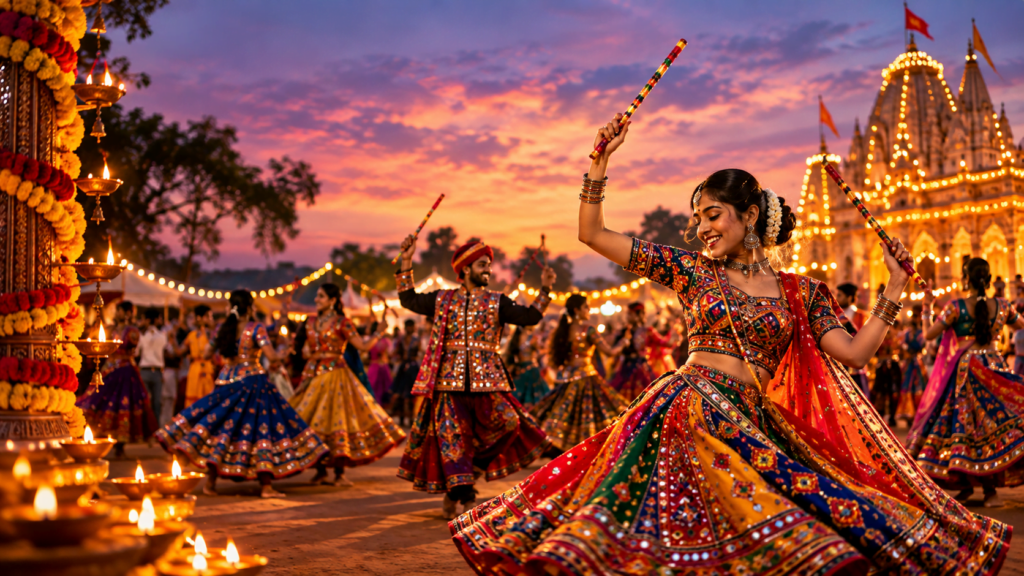 Home Page New 1 Navratri Celebration Garba Dance